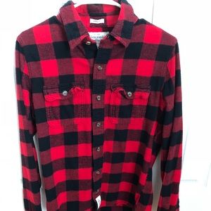 Abercrombie & Fitch plaid flannel